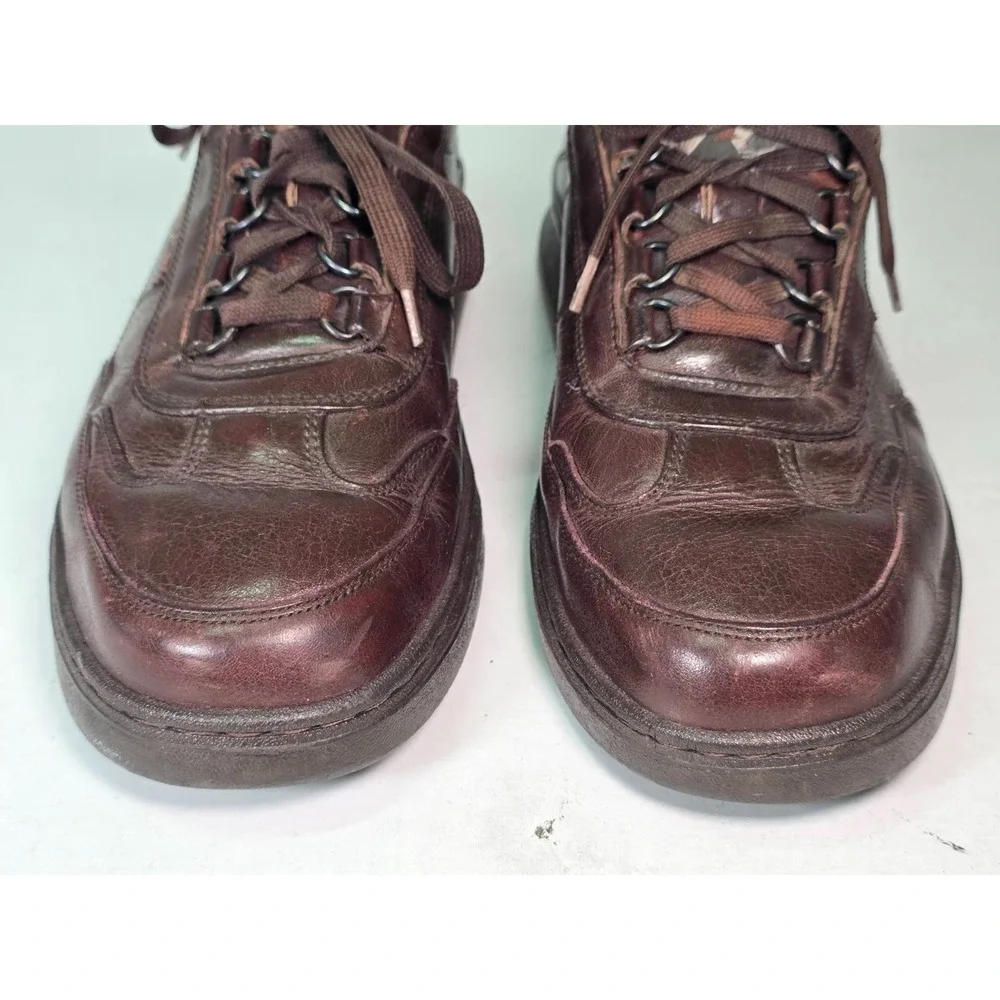 Mephisto Match Run Off Air Jet Men's Sneakers Size 9 Brown Leather‎ Shoes France
